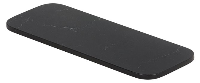 Geesa Shift Brushed Black Półka łazienkowa Szczotkowana Czerń 919931-M6-30